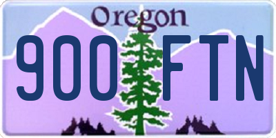 OR license plate 900FTN
