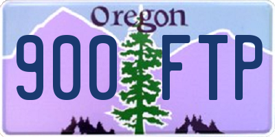 OR license plate 900FTP