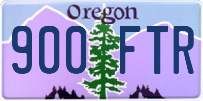 OR license plate 900FTR