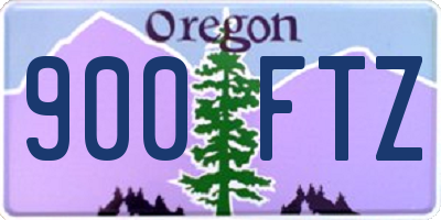 OR license plate 900FTZ