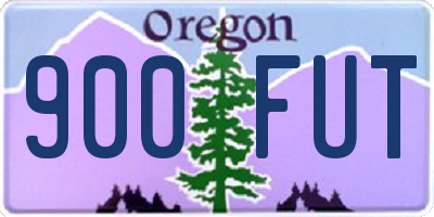 OR license plate 900FUT