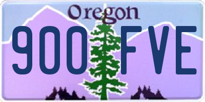 OR license plate 900FVE