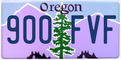 OR license plate 900FVF