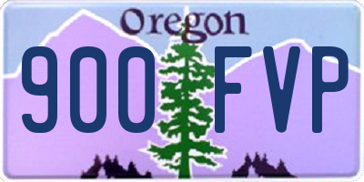 OR license plate 900FVP