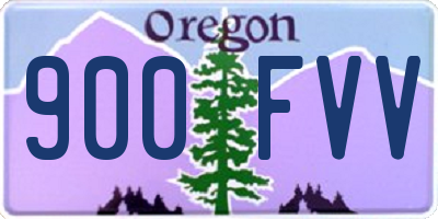 OR license plate 900FVV