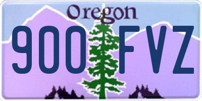 OR license plate 900FVZ