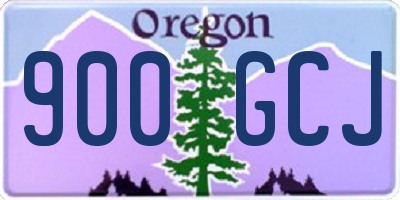 OR license plate 900GCJ