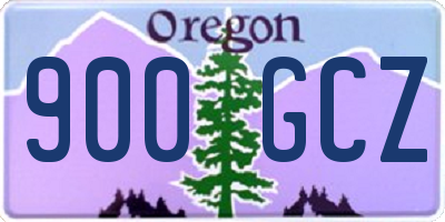OR license plate 900GCZ