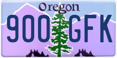OR license plate 900GFK