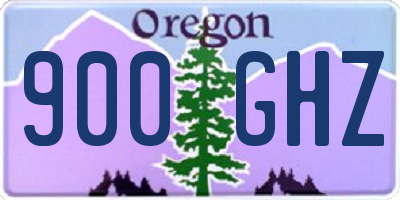 OR license plate 900GHZ