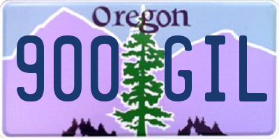 OR license plate 900GIL