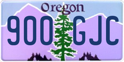 OR license plate 900GJC