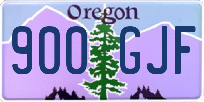 OR license plate 900GJF