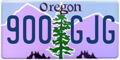 OR license plate 900GJG