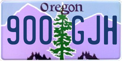OR license plate 900GJH
