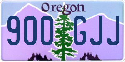 OR license plate 900GJJ