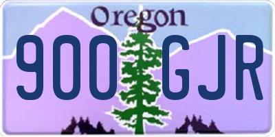 OR license plate 900GJR