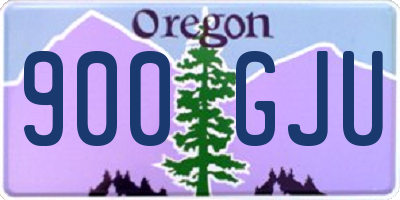 OR license plate 900GJU