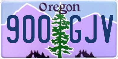 OR license plate 900GJV