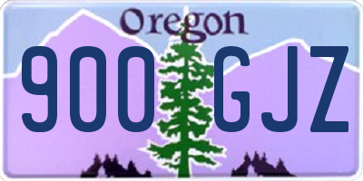 OR license plate 900GJZ