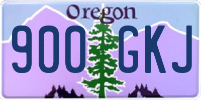 OR license plate 900GKJ