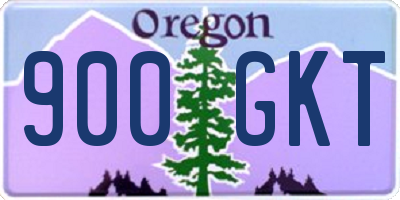 OR license plate 900GKT