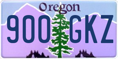 OR license plate 900GKZ
