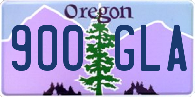OR license plate 900GLA