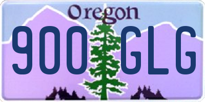 OR license plate 900GLG