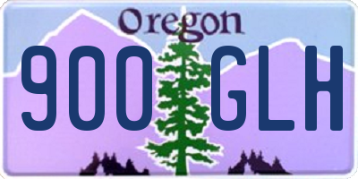 OR license plate 900GLH