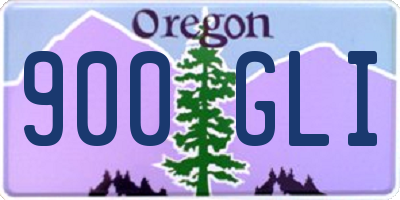 OR license plate 900GLI