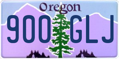OR license plate 900GLJ