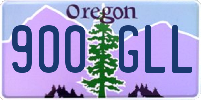 OR license plate 900GLL