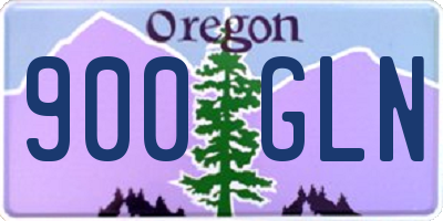 OR license plate 900GLN