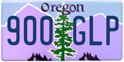 OR license plate 900GLP