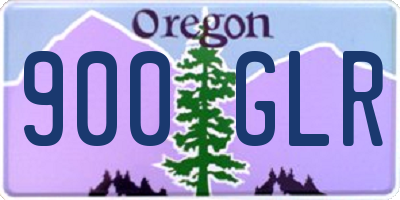 OR license plate 900GLR
