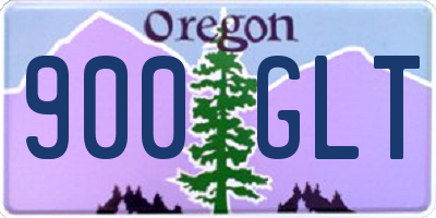 OR license plate 900GLT