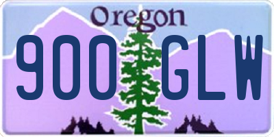 OR license plate 900GLW