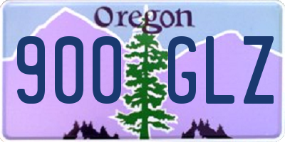 OR license plate 900GLZ