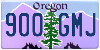 OR license plate 900GMJ