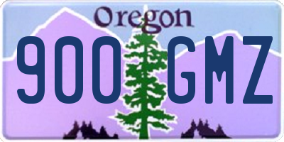 OR license plate 900GMZ