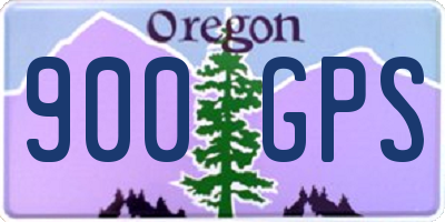 OR license plate 900GPS