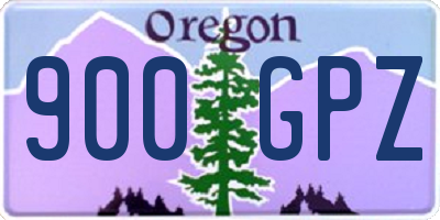 OR license plate 900GPZ