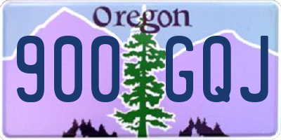 OR license plate 900GQJ