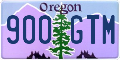OR license plate 900GTM