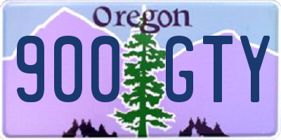 OR license plate 900GTY