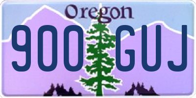 OR license plate 900GUJ