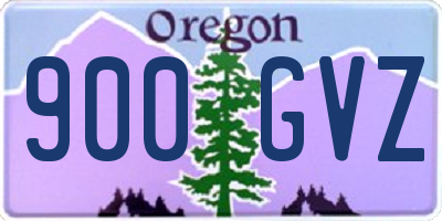 OR license plate 900GVZ