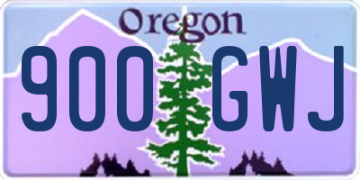 OR license plate 900GWJ