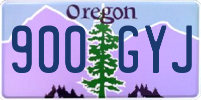 OR license plate 900GYJ